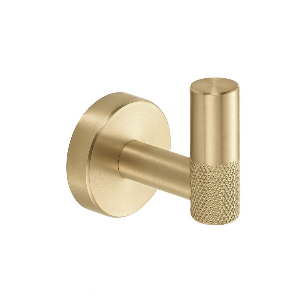 Cuier de baie 6606 Modern Brush Gold