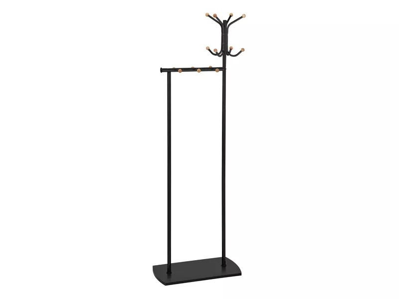 Cuier Simon negru/fag H177 cm