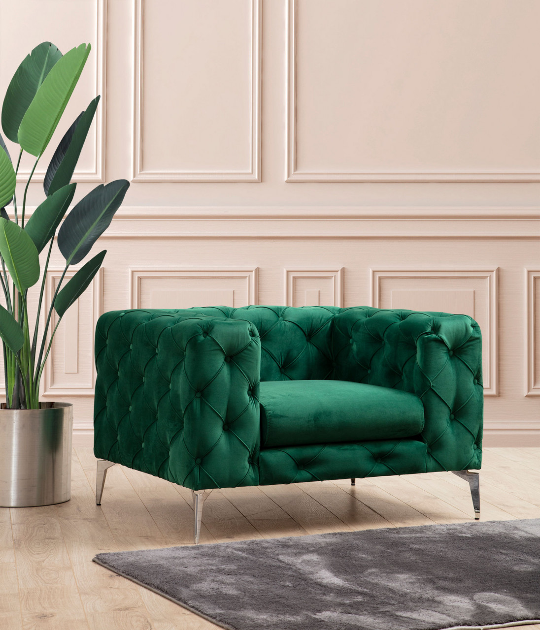 Fotoliu Como verde