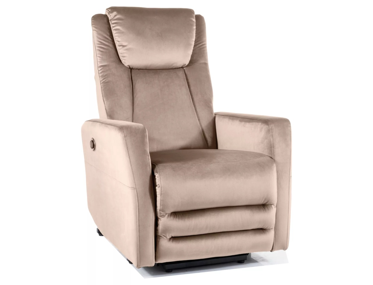 Fotoliu recliner Adonis velvet bej inchis Blu40