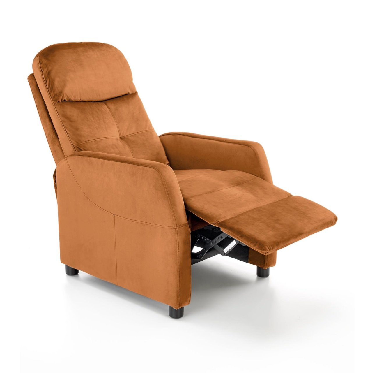 Fotoliu recliner Felipe 2 velvet cinnamon H103 cm - 3 | YEO