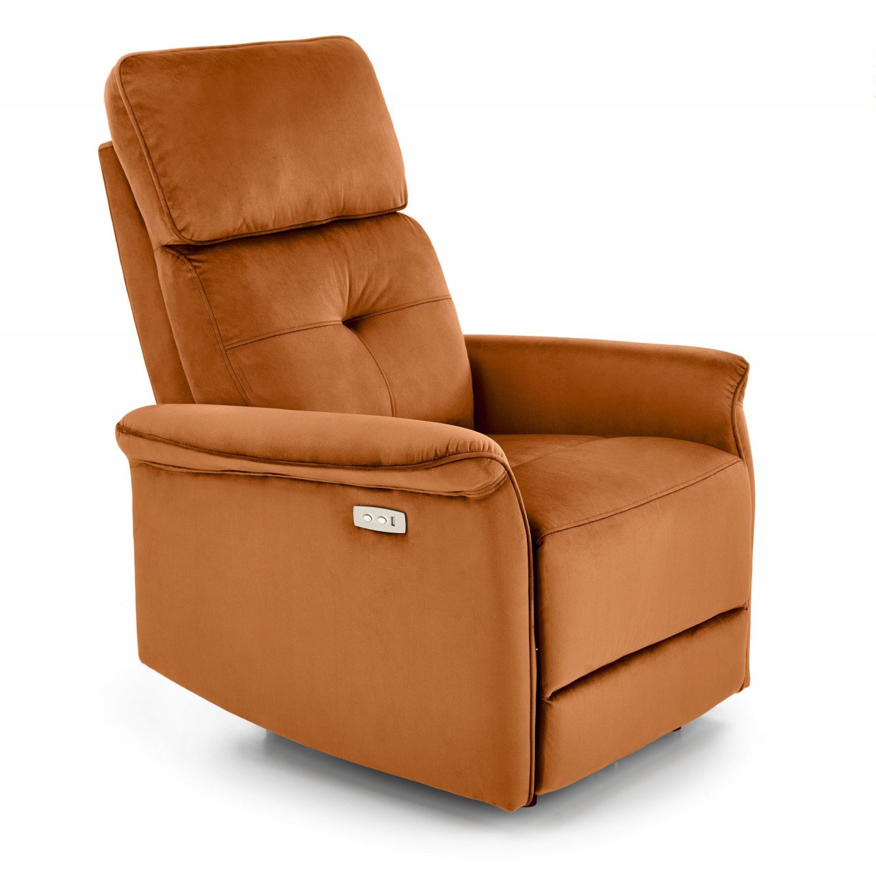 Fotoliu recliner Semir velvet cinnamon H108 cm