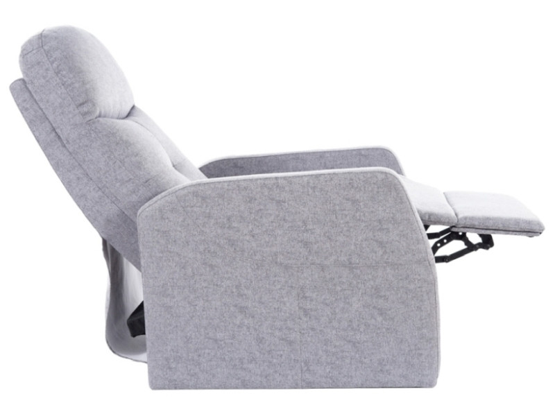 Fotoliu recliner tapitat Ares gri - H100 - 1 | YEO