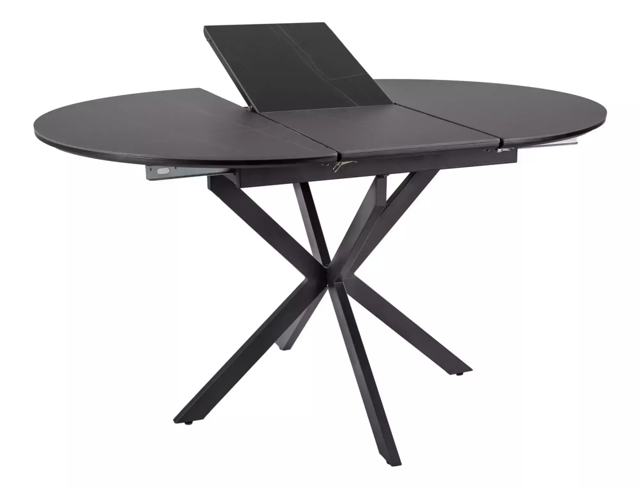 Masa extensibila Gaston Ceramic neagra L100-130xl100 cm - 3 | YEO