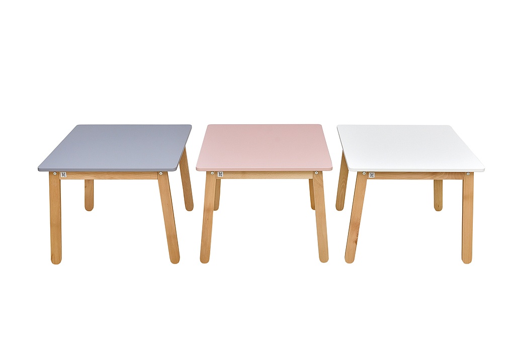 Masuta copii Woody alba L60 cm - 1 | YEO