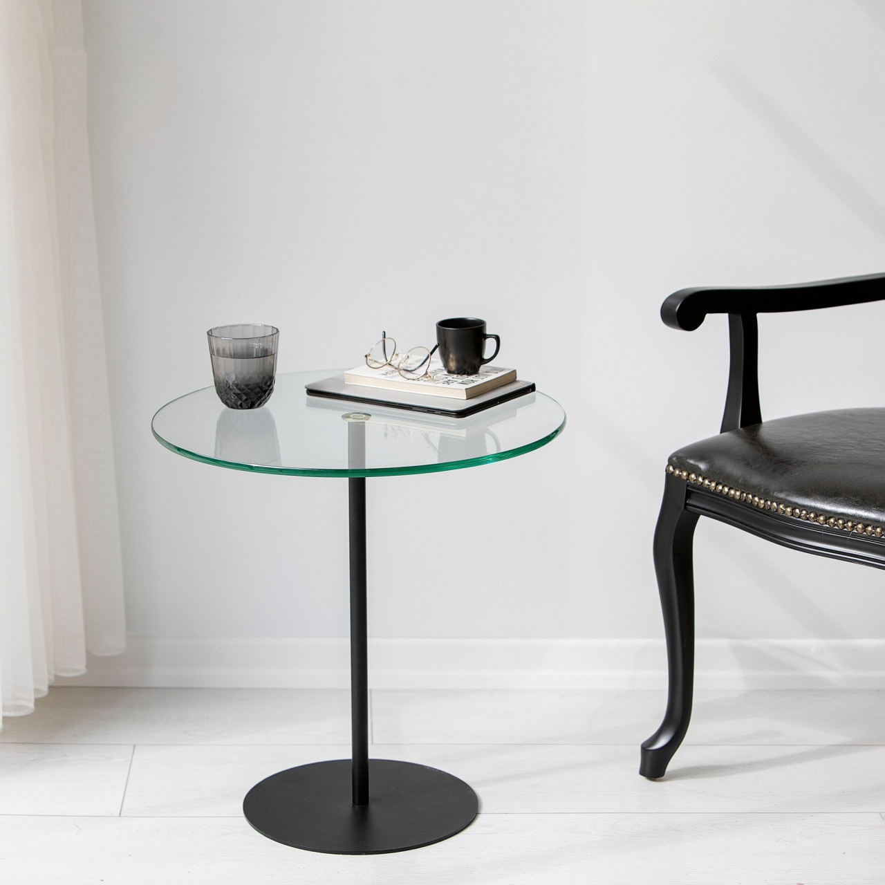 Masuta de cafea Chill-Out negru / transparent