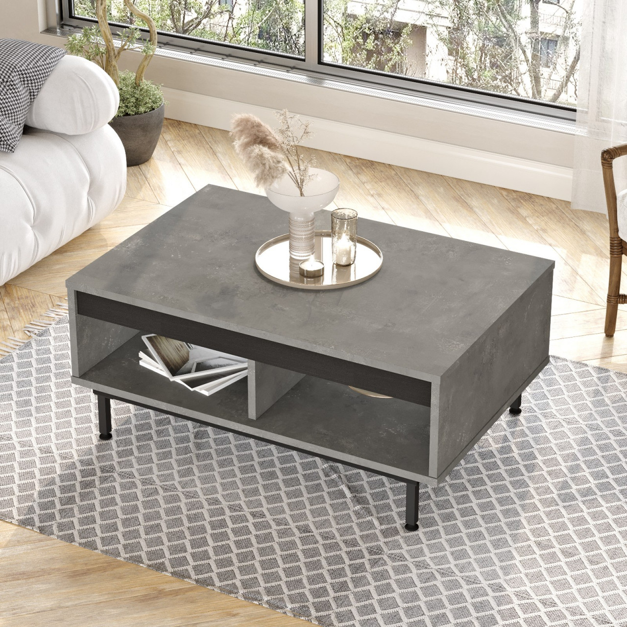 Masuta de cafea LV29-RL gri