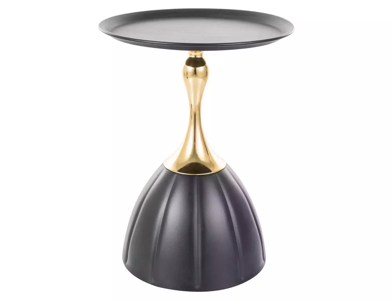 Masuta de cafea Piana negru/auriu ø38/h50 cm