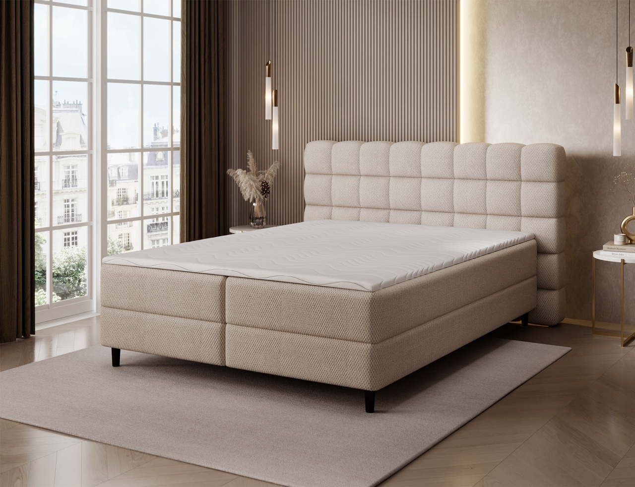 Pat boxspring Camma 160x200 cm Royal 01