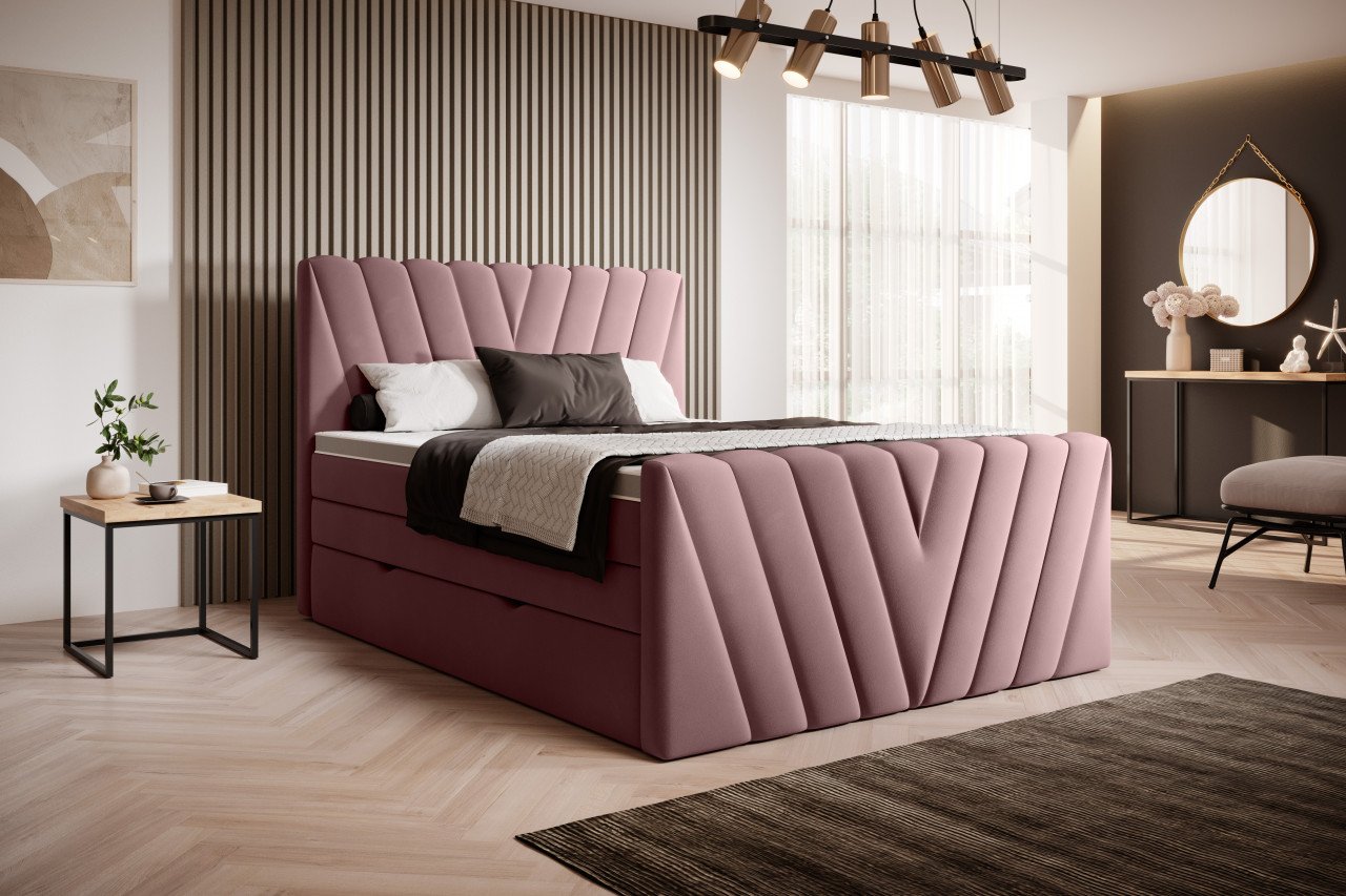 Pat boxspring Candice 140x200 cm Velvetmat 24