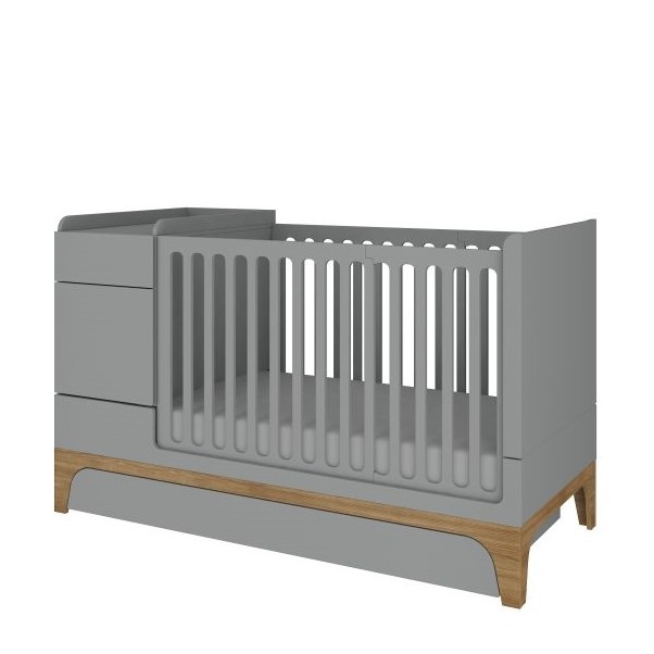 Patut pentru copii multifunctional UP! gri 70×120 cm - 3 | YEO