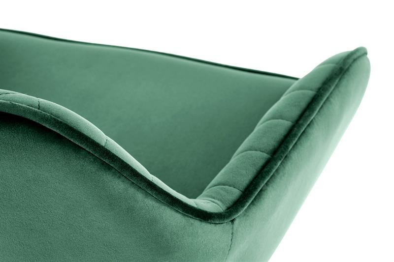 Scaun de bar H-103 velvet verde – H114 cm - 4 | YEO