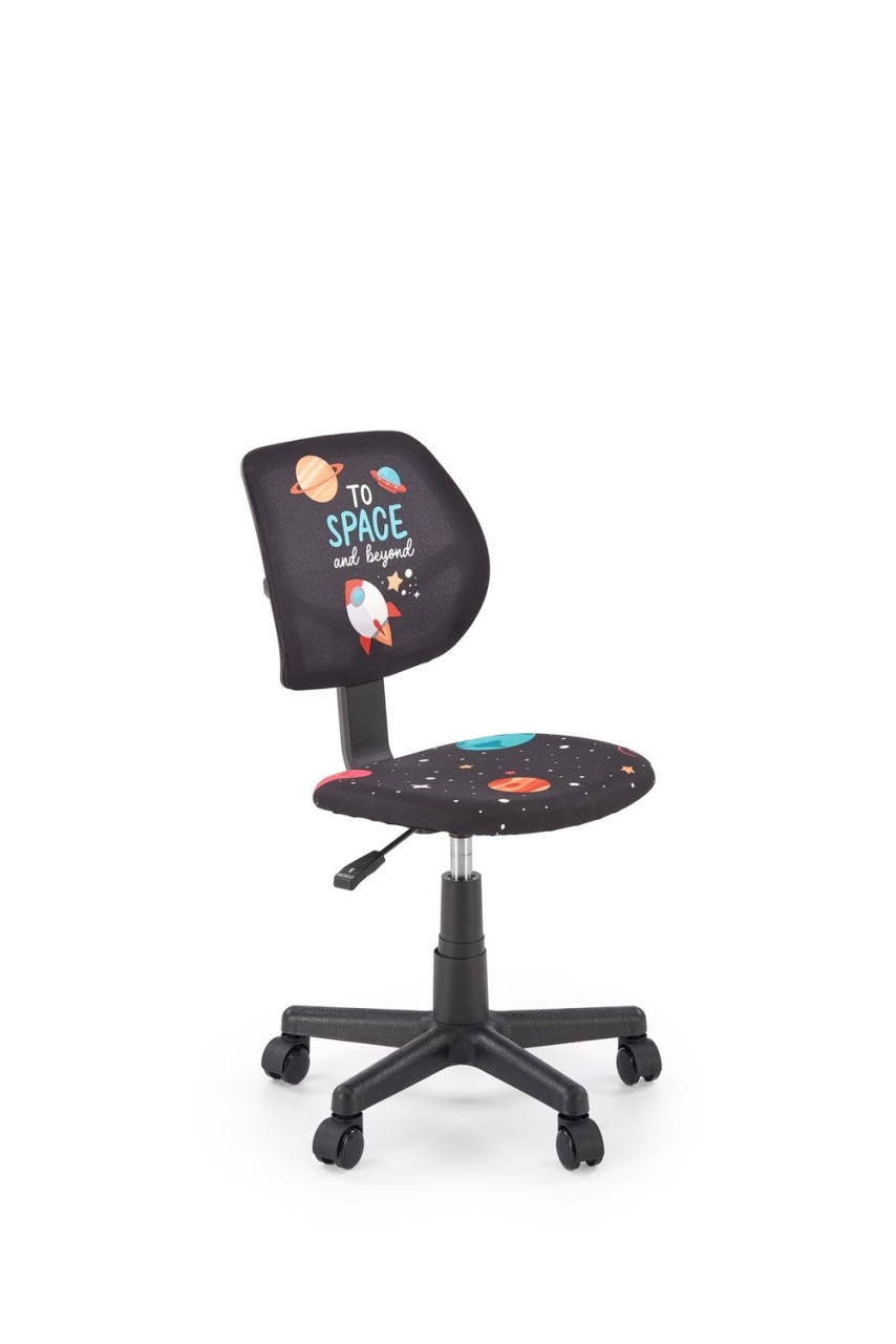 Scaun de birou copii Bingo negru H90 cm
