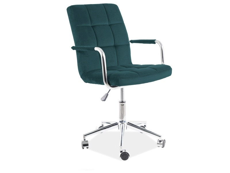 Scaun de birou Q-022 velvet verde Blu78