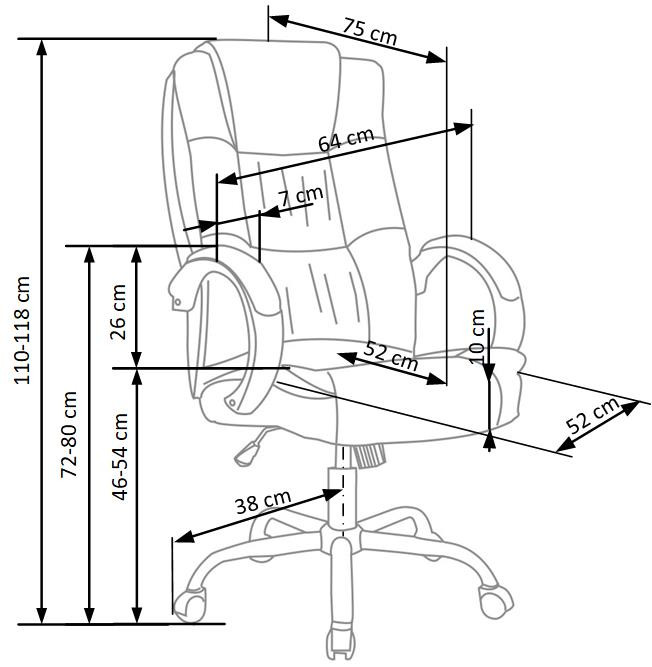 Scaun de birou Relax bej - 1 | YEO