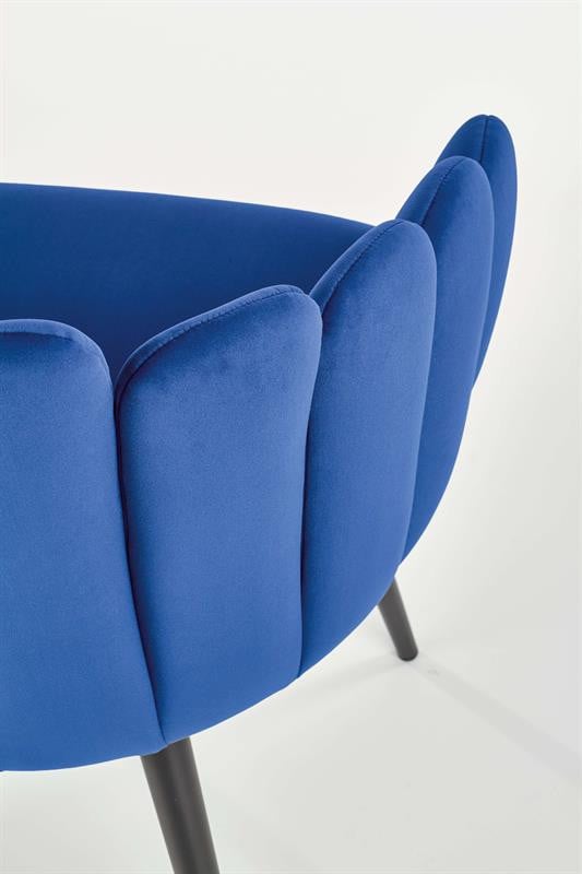 Scaun K410 velvet bleumarin – H85 - 3 | YEO