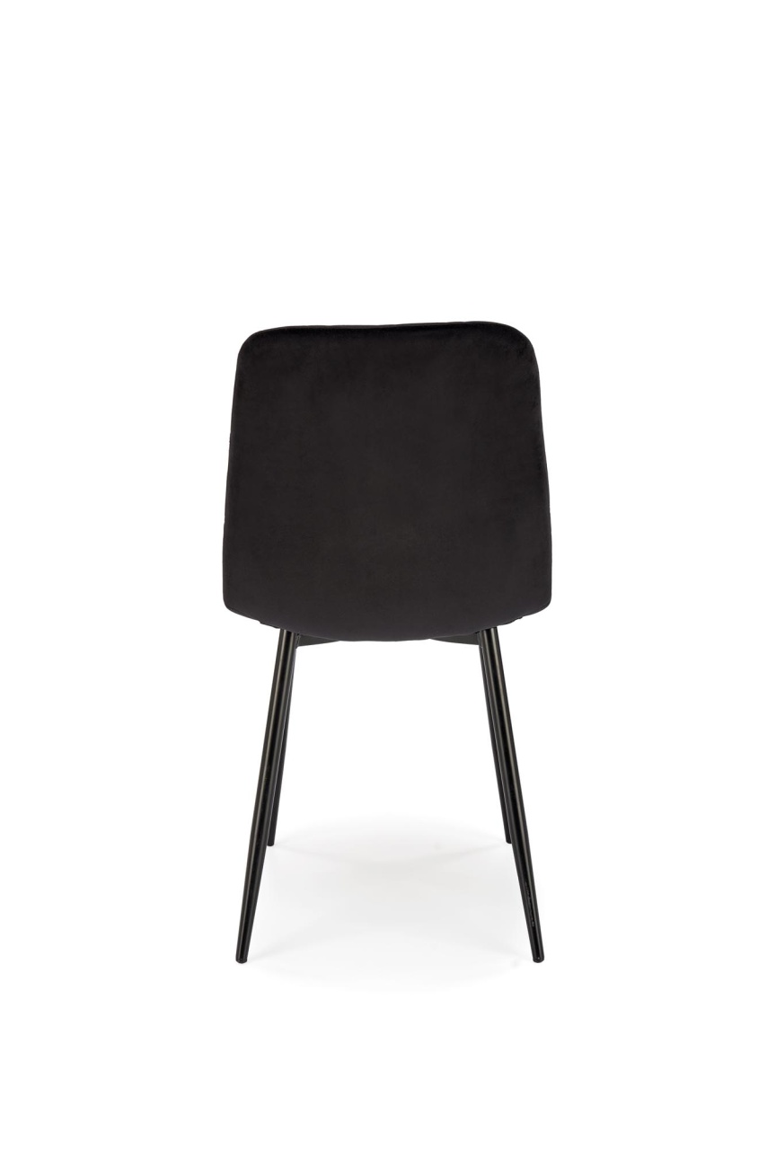 Scaun K525 velvet negru - 1 | YEO