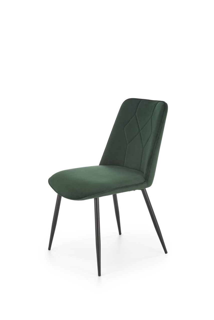 Scaun K539 velvet verde inchis H84 cm - 3 | YEO