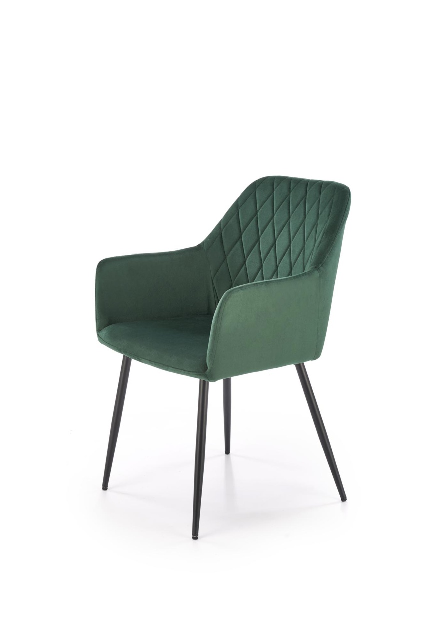 Scaun K558 velvet verde inchis - 4 | YEO