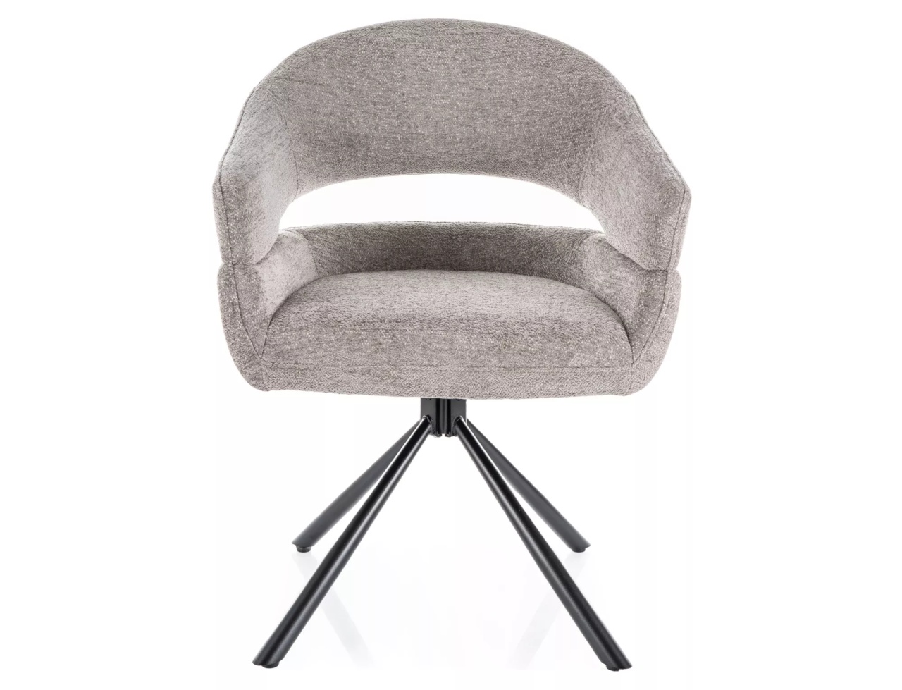 Scaun rotativ Borgo gri/negru Raven07 - 2 | YEO