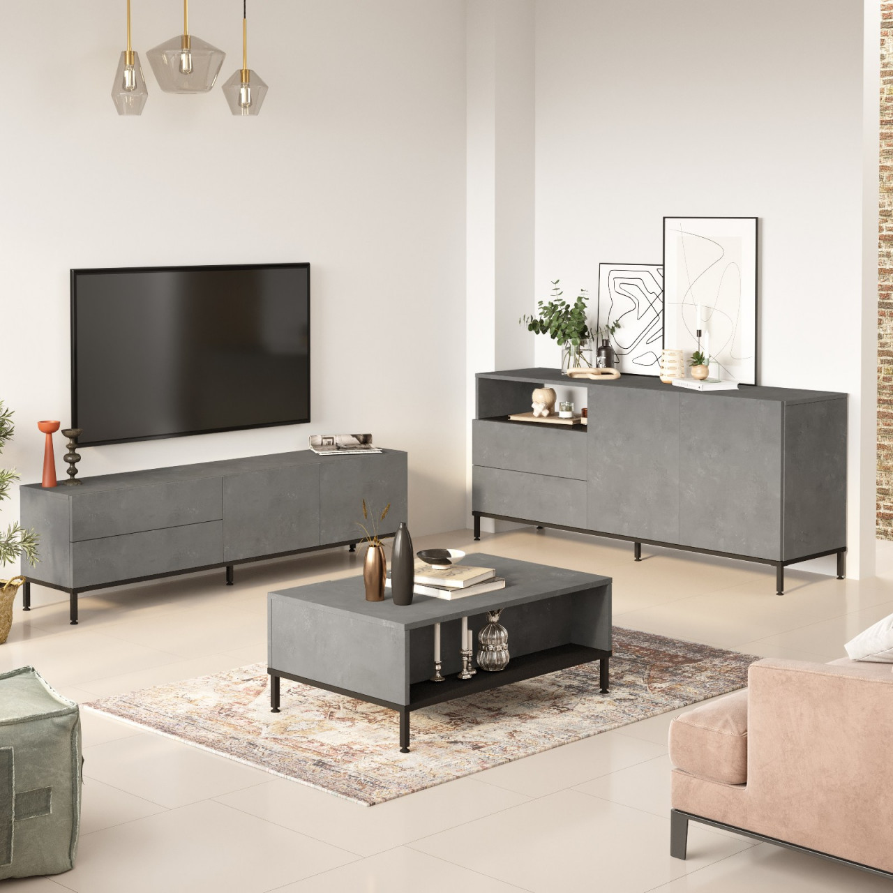 Set mobilier living 3 piese LV36-RL
