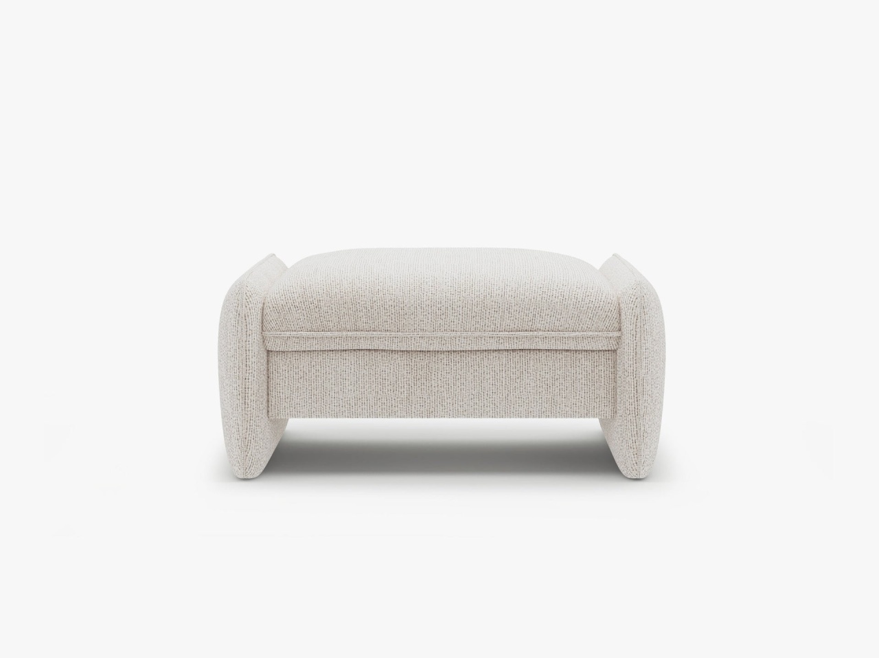 Taburet Georgia chenille Silencio L95 cm - 1 | YEO