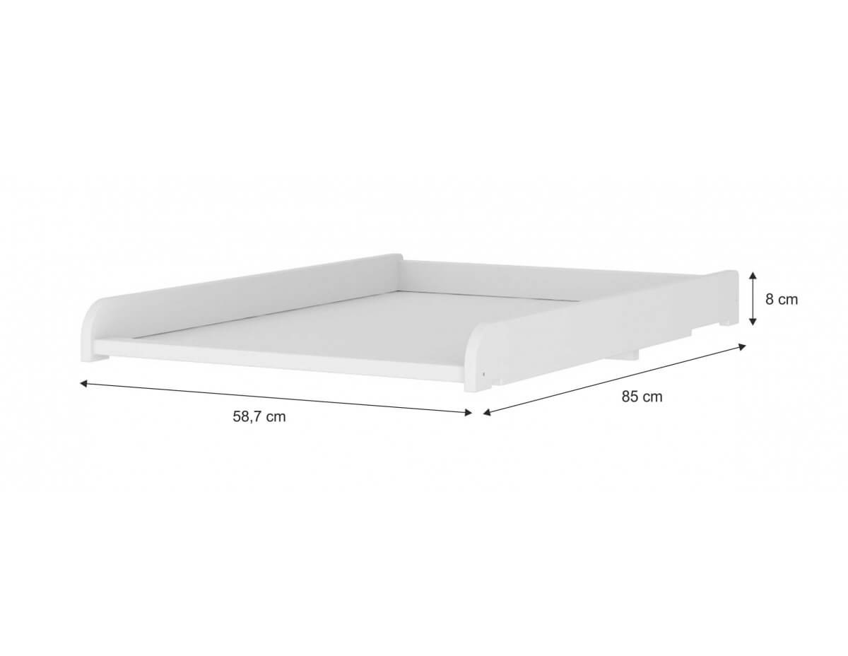 Zona de infasat Hoppa alba H8 cm - 1 | YEO