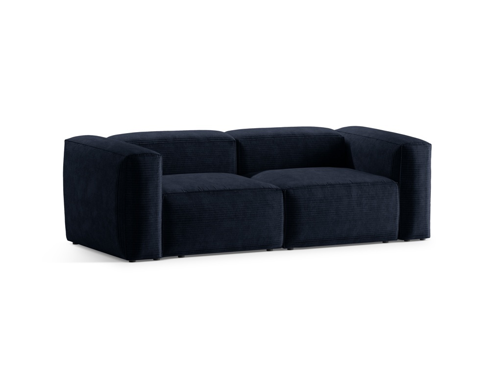 Canapea 2 locuri Bergamo velur reiat L224 cm - 2 | YEO