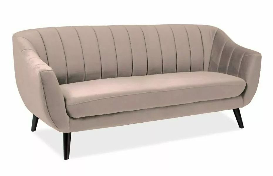Canapea Elite 3 velvet bej/wenge Blu28