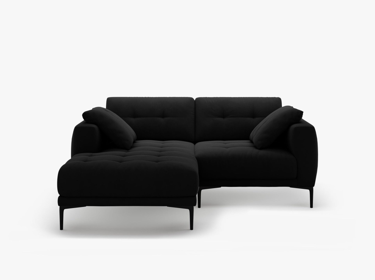 Coltar Bemy 2 locuri catifea Salvador L205 cm - 4 | YEO
