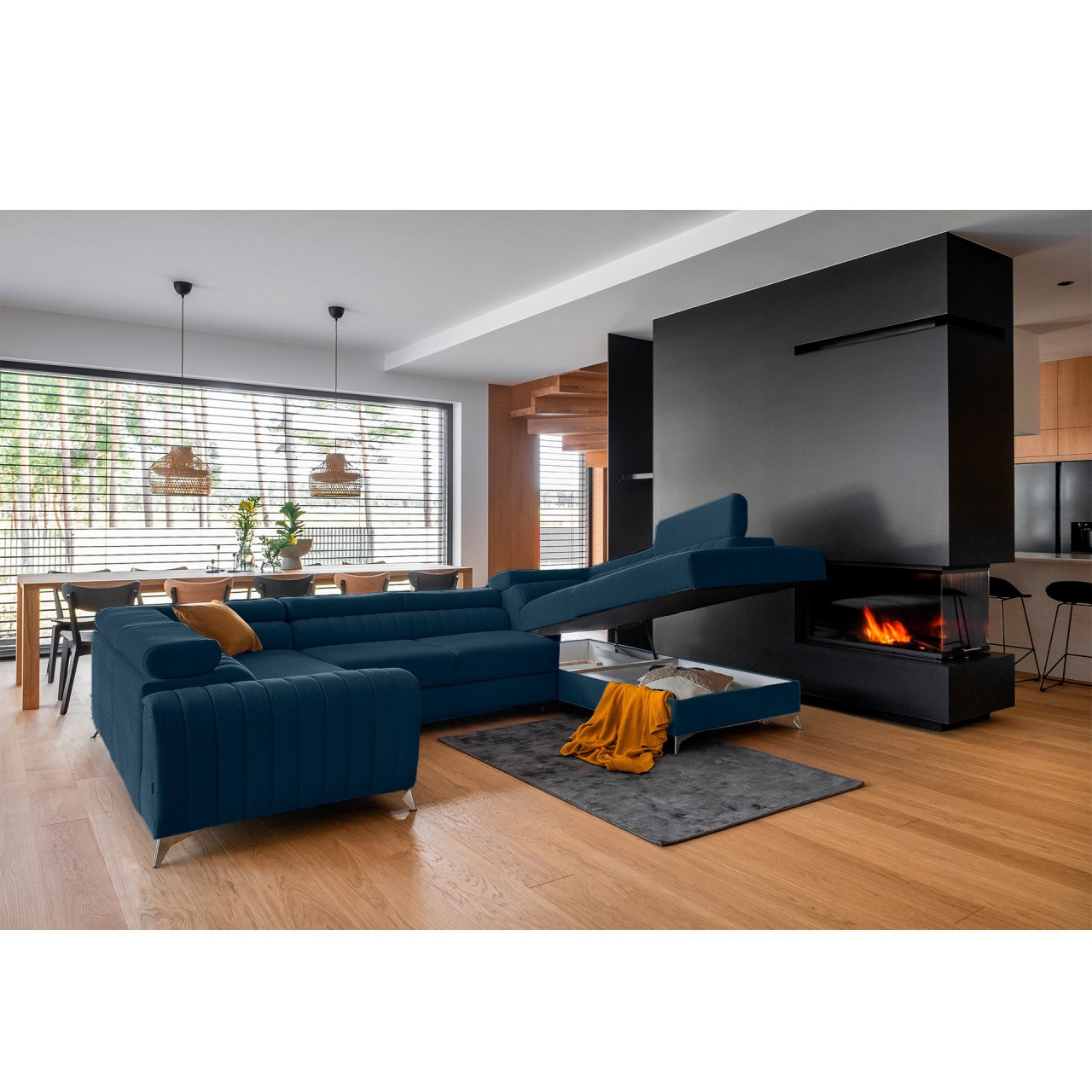 Coltar extensibil Louis pe dreapta Flores 40 - 4 | YEO