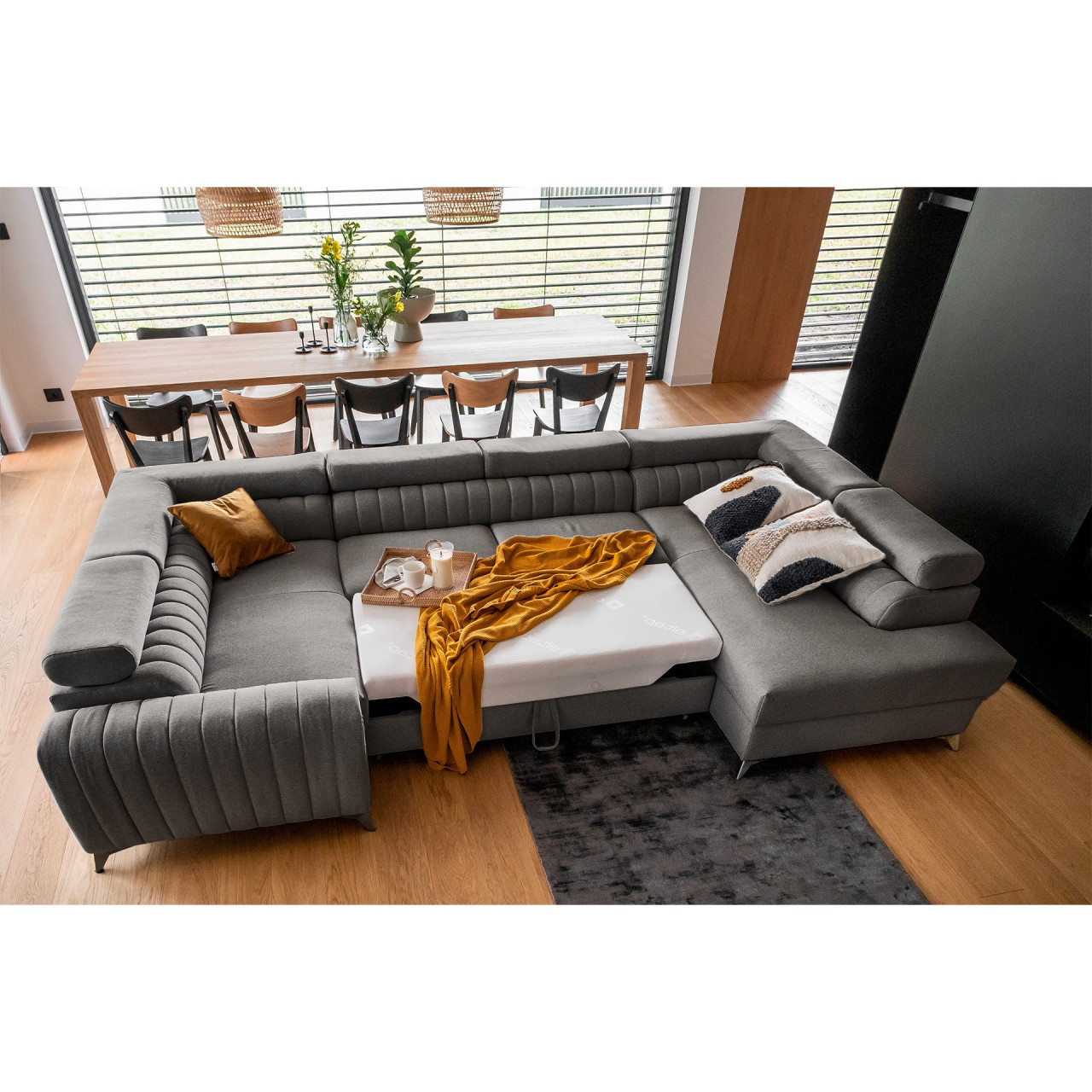 Coltar extensibil Louis pe dreapta Flores 4 - 4 | YEO
