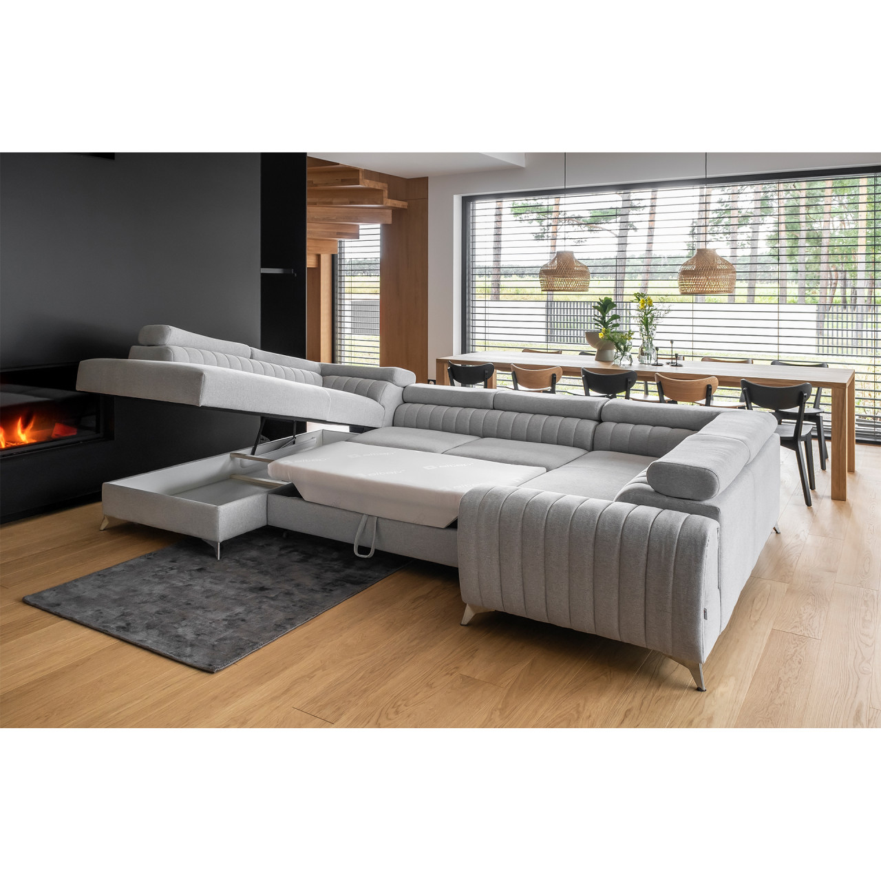 Coltar extensibil Louis pe stanga Softis 11 - 4 | YEO
