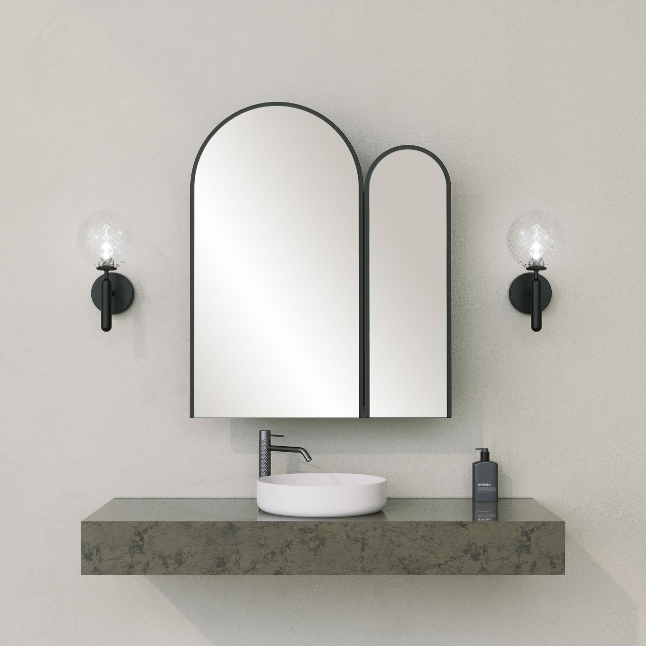 Dulap de baie Classe MDF negru L50 cm - H45 cm