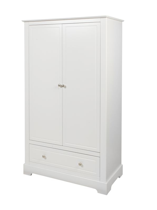 Dulap Marylou alb cu 2 sertare H174,6 cm