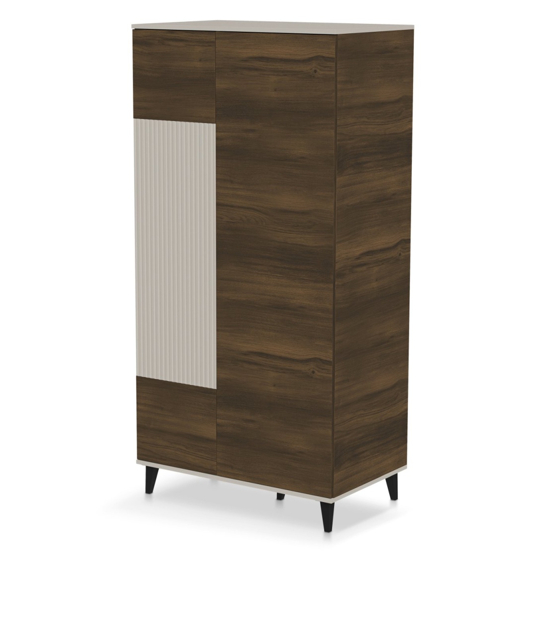 Dulap Random 2 S-1 casmir/nuc/negru H182 cm