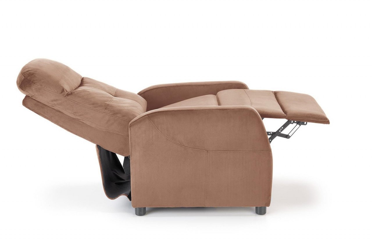 Fotoliu recliner Felipe 2 velvet bej H103 cm - 2 | YEO