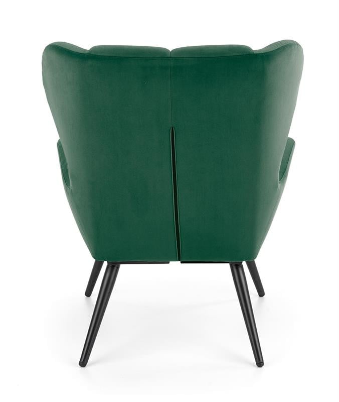 Fotoliu Tyrion velvet verde H91 cm - 2 | YEO