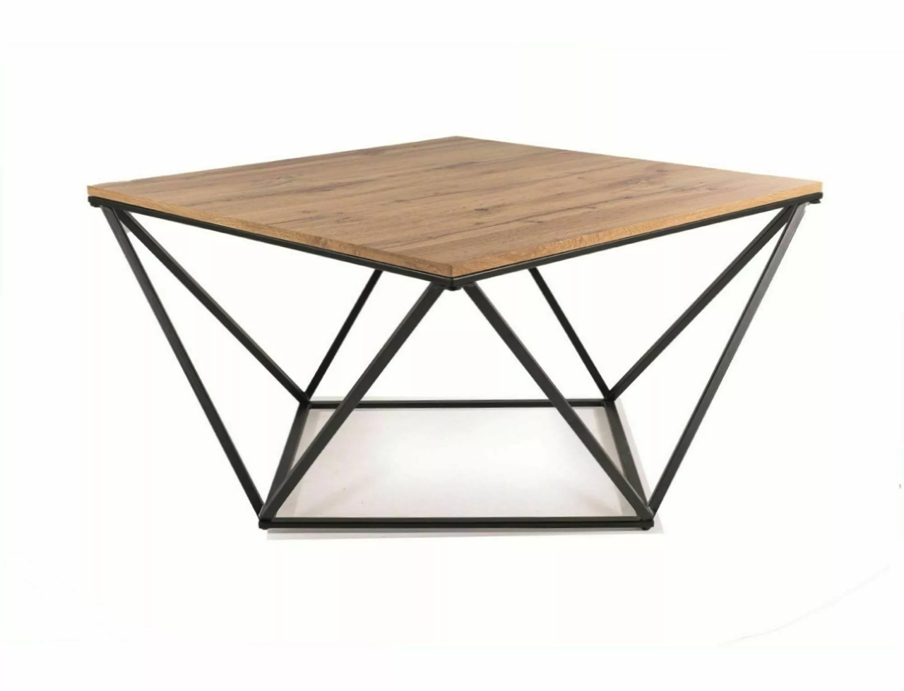 Masa de cafea Silver A stejar artizan/negru L80xl80 cm - 1 | YEO