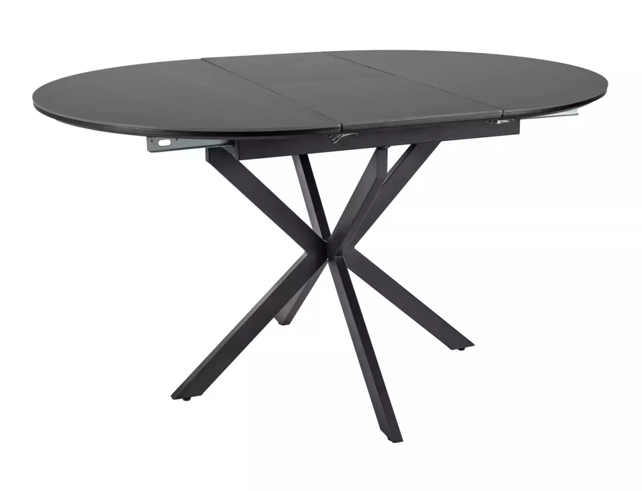 Masa extensibila Gaston Ceramic neagra L100-130xl100 cm
