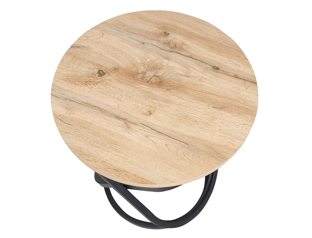 Masuta de cafea Eos E stejar artizan/negru ø45/h55 cm - 1 | YEO