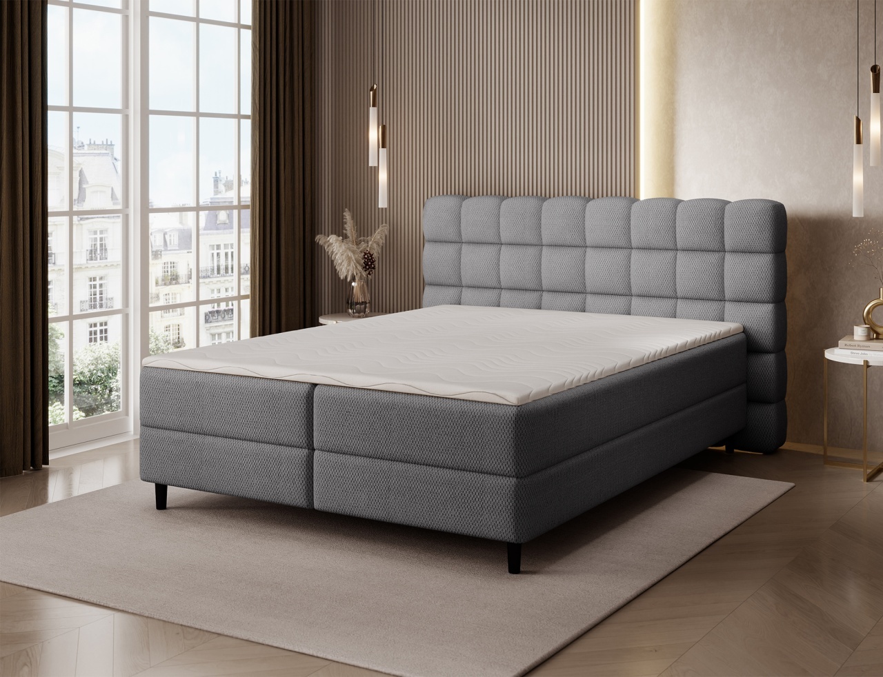 Pat boxspring Camma 140x200 cm Royal 18 - 4 | YEO