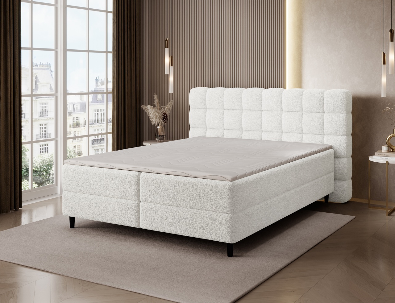 Pat boxspring Camma 160x200 cm Calmora 18