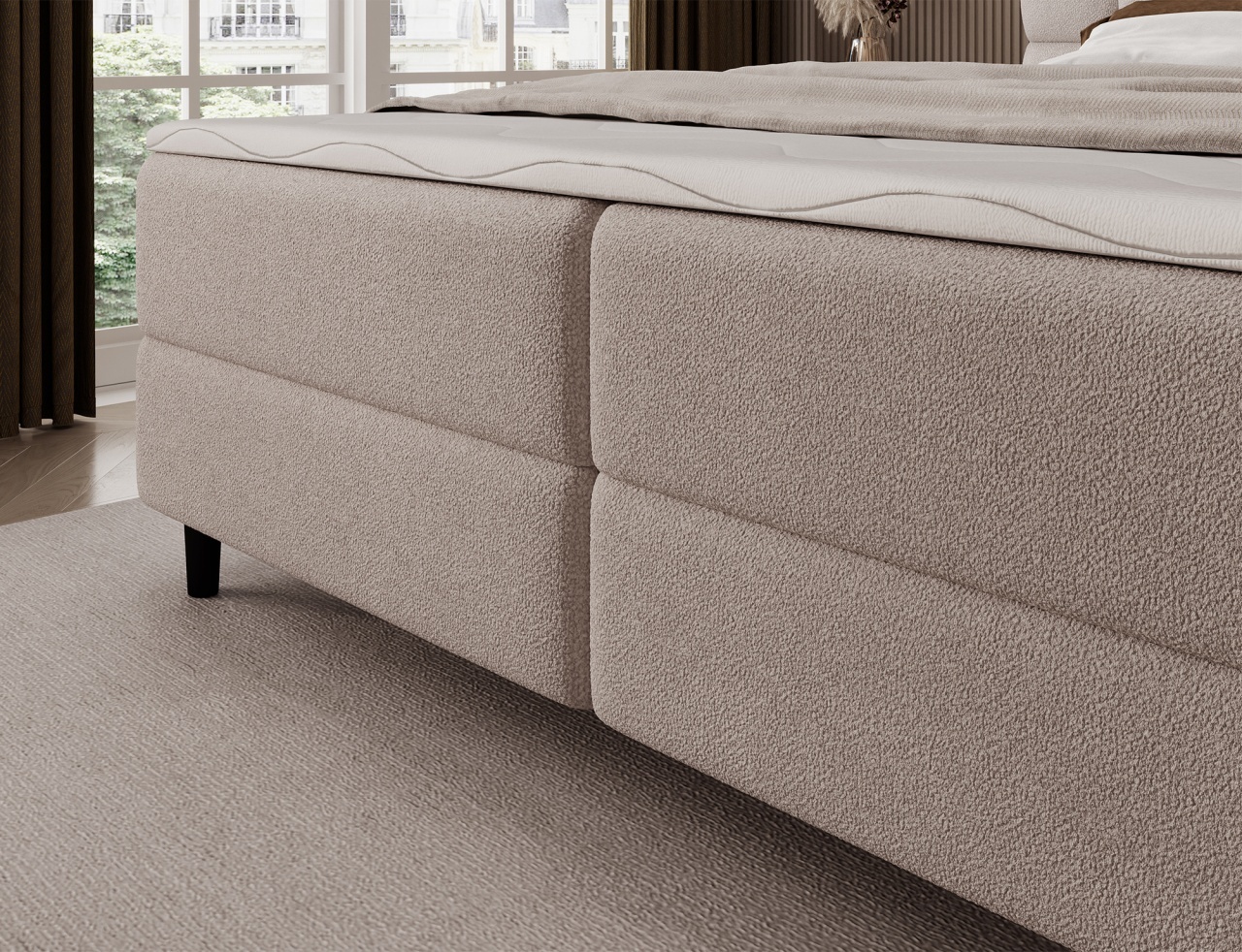 Pat boxspring Camma 160x200 cm Lukso 10