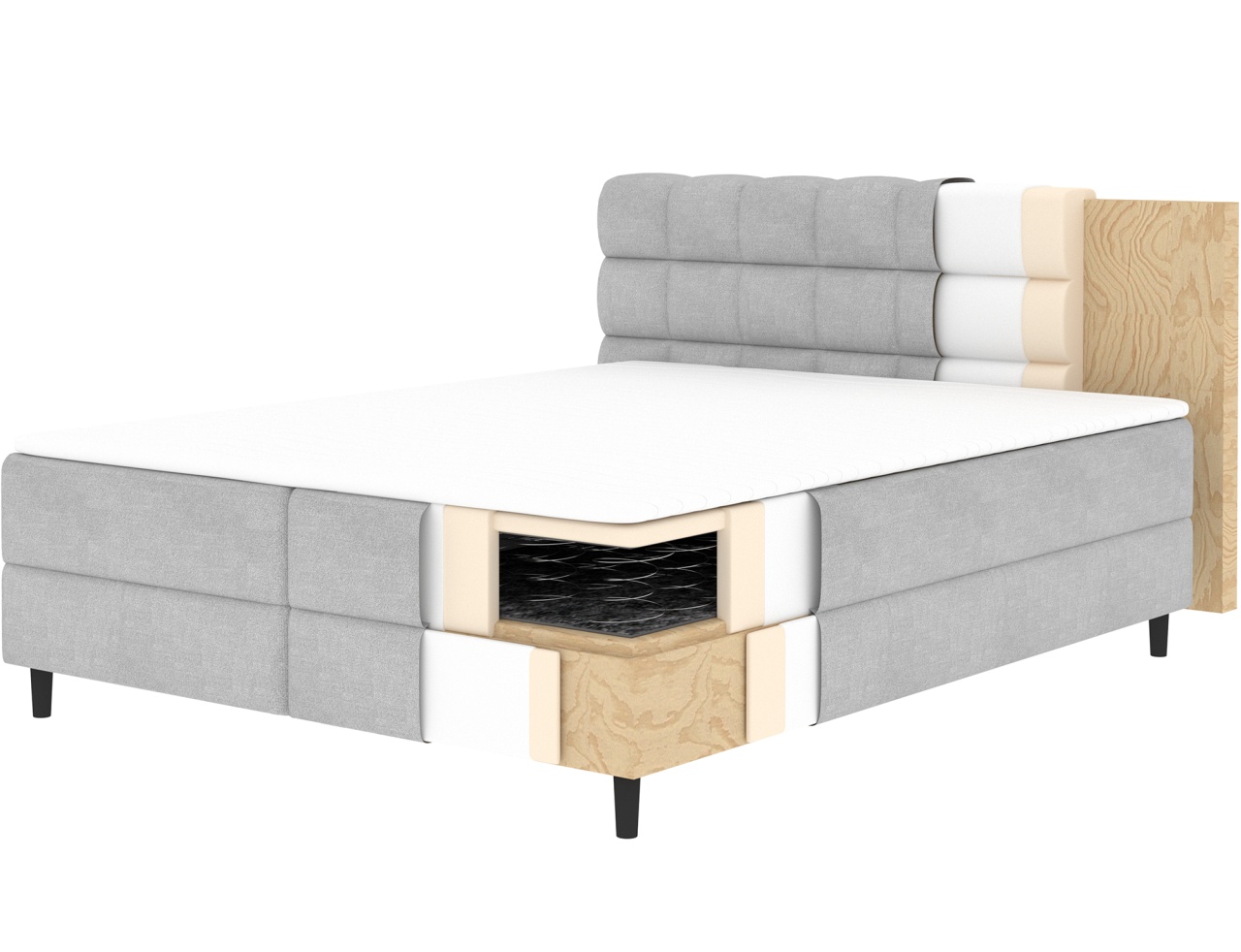 Pat boxspring Camma 180x200 cm Royal 20