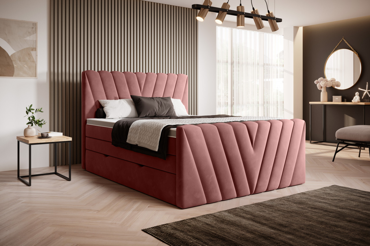 Pat boxspring Candice 140x200 cm Lukso 24