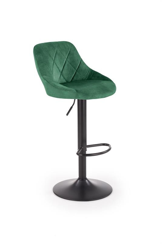 Scaun de bar H-101 velvet verde – H106