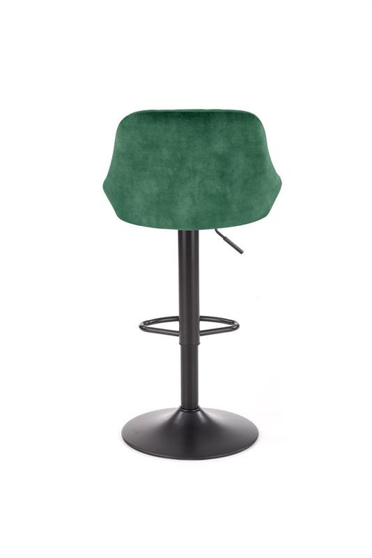 Scaun de bar H-101 velvet verde - 2 | YEO