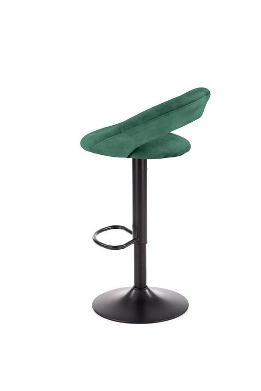 Scaun de bar H-102 velvet verde - 3 | YEO