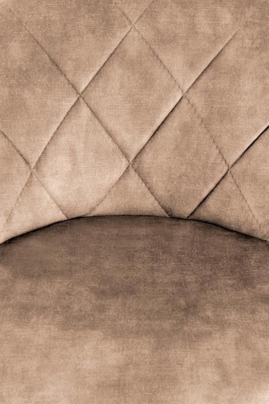 Scaun de bar H101 velvet bej - 4 | YEO